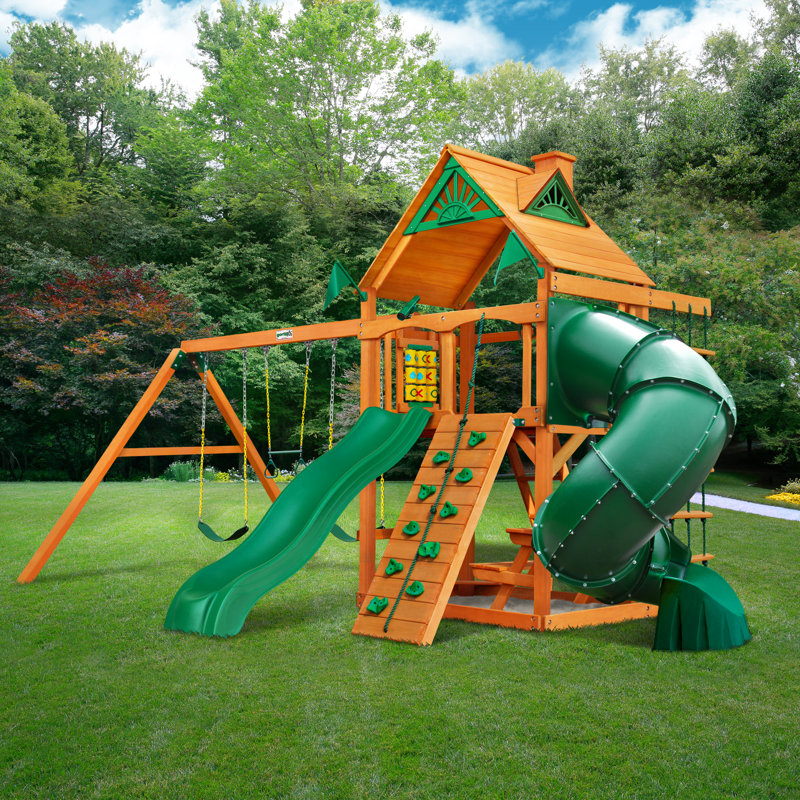 Gorilla Playsets Mountaineer Swing Set & Reviews Wayfair